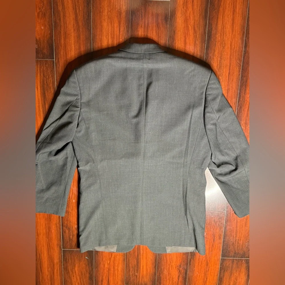 Hugo Boss Stretch Einstein Octo Sport Coat Gray Wool Jacket Men’s Blazer 40 L
